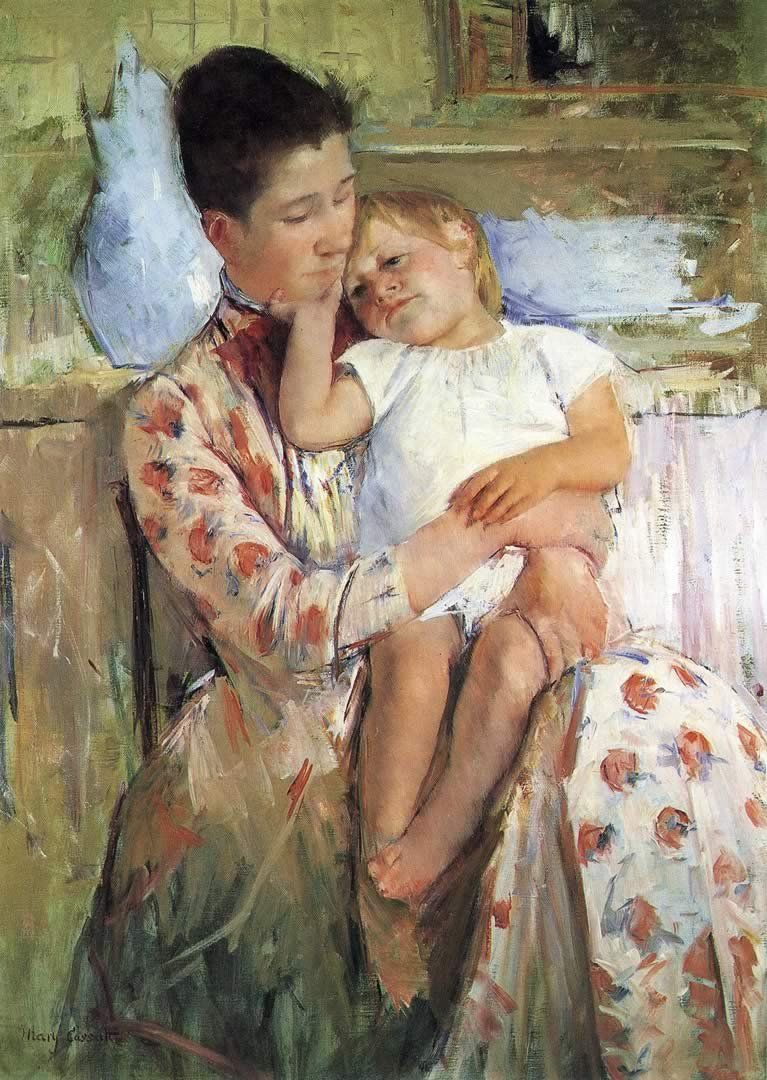 Мэри Кассат - Мать и дитя